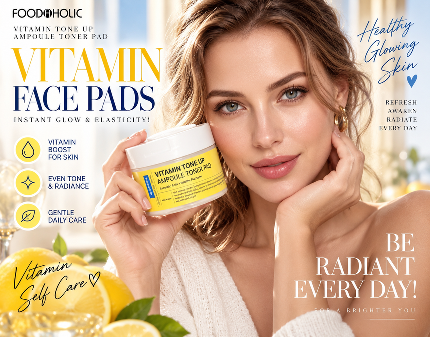 Foodaholic Vitamin-C-Pads in der gelben Dose